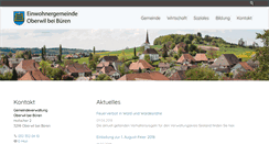 Desktop Screenshot of oberwil-bueren.ch